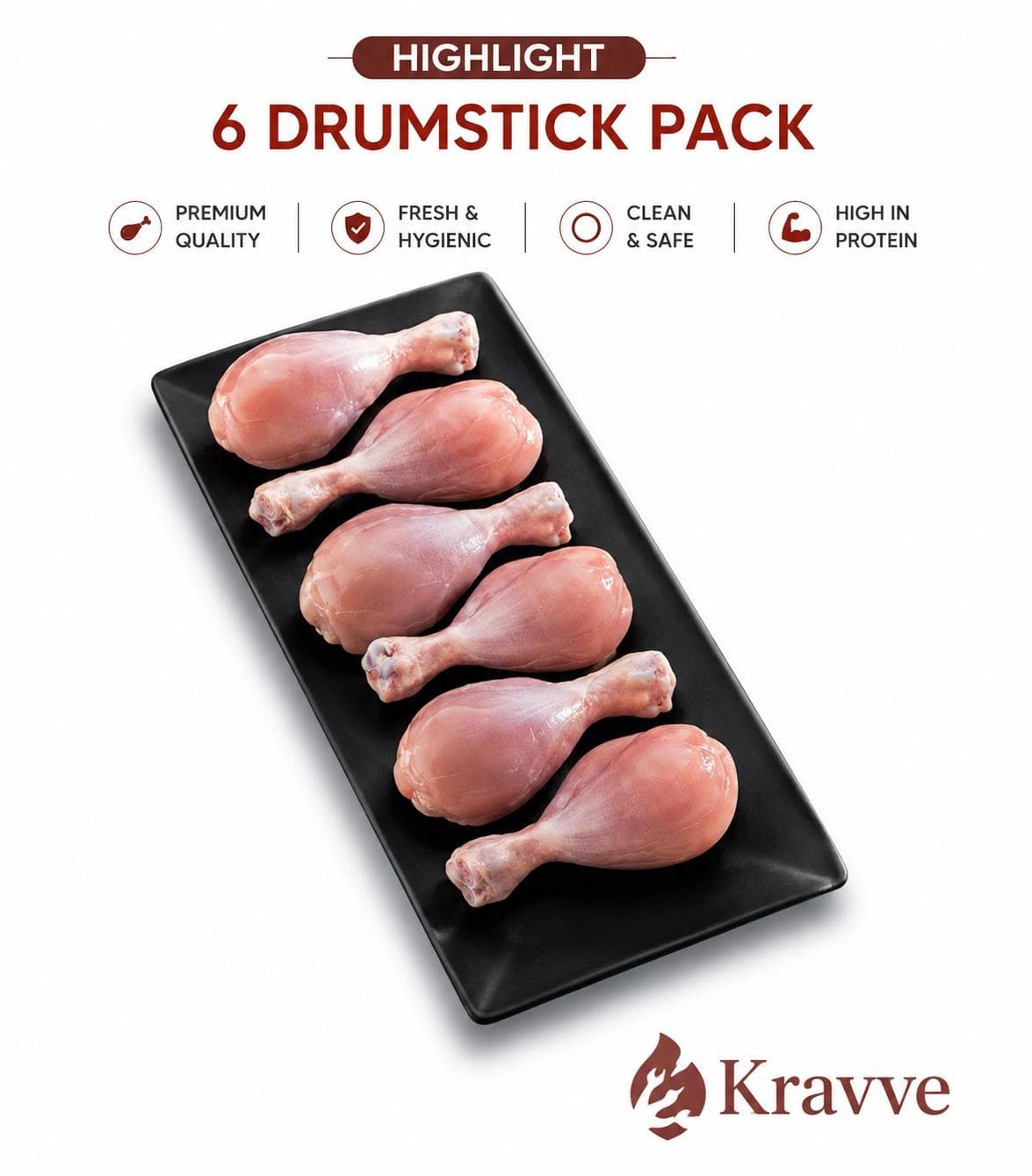 6 Drumstick chicken pack